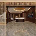Luxury Elegant Jewelry Store Interior Design With Round Display Counters And Premium Refined Decorations