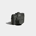 Vintage ALPA Camera With Leather Body Black Lens And Retro Design