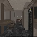 Traditional Hotpot Restaurant Interior With Wooden Decor Warm Lighting And Seating Area