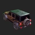 Brown Storm Four Door Off Road SUV With Rugged Tires And Adventure Design