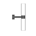 Modern Minimalist Wall Lamp With White Cylindrical Shade And Black Metal Arm