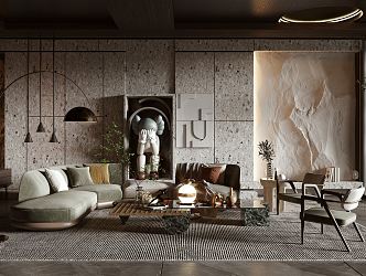 The Silent Living Room 3d model