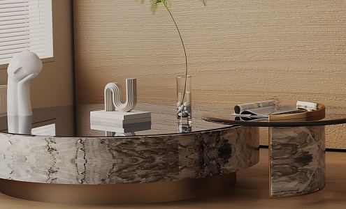 Modern coffee table 3d model