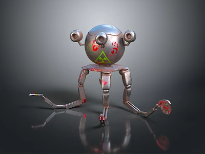 Machine Octopus Machine Octopus Machine Monster Machine Monster Cartoon Monster Machine Dinosaur Monster 3d model