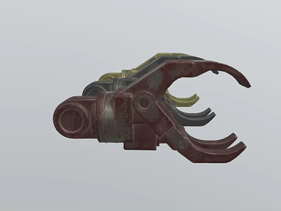 Durable Industrial Mechanical Claw Equipment With Metal Joints And Gripper Design 3d model