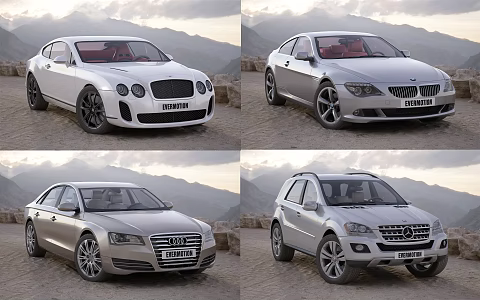 Hyundai car portfolio 3d model