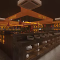 Modern Hot Pot Shop String Shop 3d model