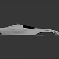 Sleek Silver Futuristic Concept Car With Aerodynamic Design And Smooth Body Surface