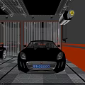 4S Dealership Professional Car Detailing Service With Vehicles In Service Bay
