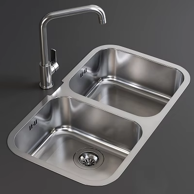 Modern Vegetable Washing Basin Sink 3d model