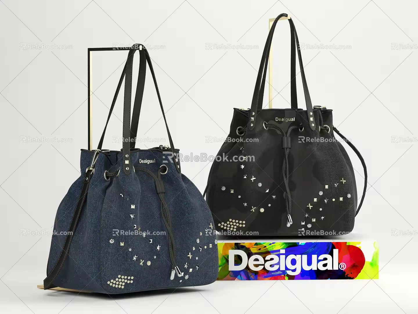 Modern Bag Combination 3d model