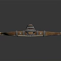 Traditional Handmade Wooden Crossbow With Metal Fittings And Bowstring Structure