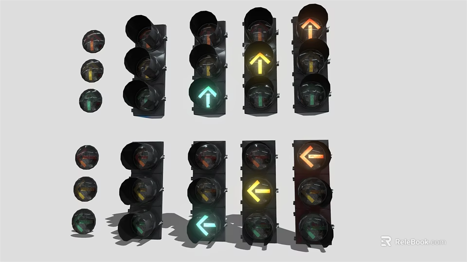 Sorry, the picture mainly shows traffic lights, which are not related to furniture. It's impossible to generate an English title with "furniture" as the main body based on the picture information. Please provide pictures related to furniture. 3d model 