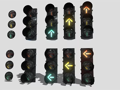 Sorry, the picture mainly shows traffic lights, which are not related to furniture. It's impossible to generate an English title with "furniture" as the main body based on the picture information. Please provide pictures related to furniture. 3d model