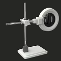 Practical Magnifying Glass with Sturdy Metal Stand and White Stable Base for Daily Use and Crafts