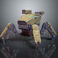 Robot Spider Robot Mecha Spider Science Fiction Spider 3d model