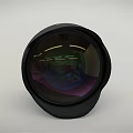 Professional Digital Camera Lens With Black Body Red Scale Markings And Wide Angle Design