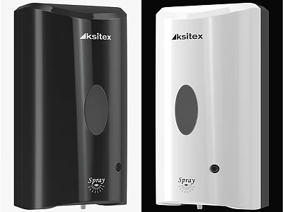 Kaltex Black And White Spray Soap Dispensers For Daily Washing Use 3d model