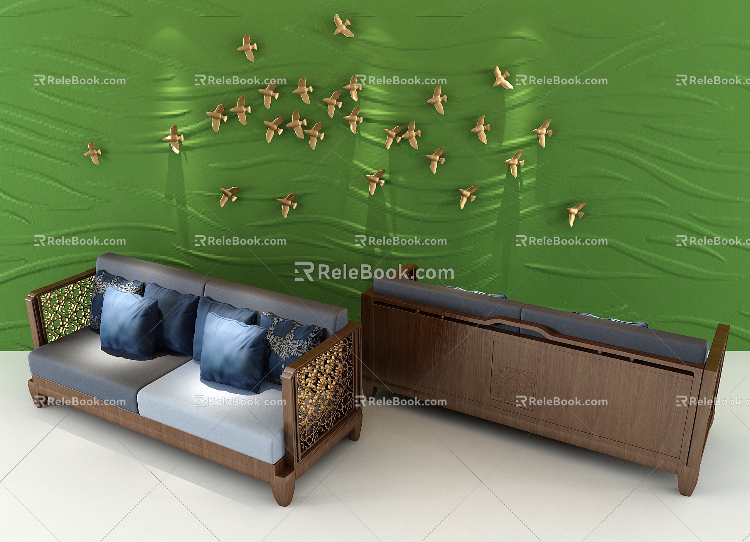 Chinese sofa 3d model