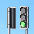 Traffic Light Indicator 3d model