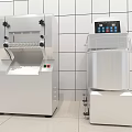 Industrial Commercial Kitchen Equipment Stainless Steel Mixer And Dough Roller With Control Panel