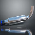 Stainless Steel Shiny Curved Exhaust Pipe For Home Household Supplies Use