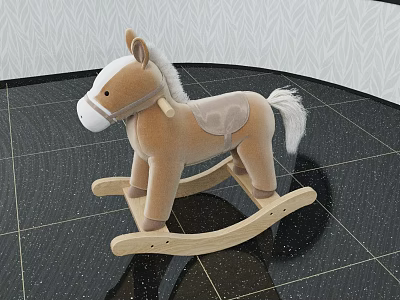 Modern Trojan Toy Trojan Rocking Chair Children 3d model