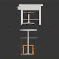 Various Home Furniture Pieces Including Tables Stools And Modern Desks
