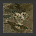 Colorful Natural Mountain Landscape With Diverse Terrain Lakes And Aerial View