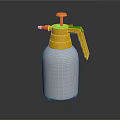 White And Yellow Plastic Household Spray Bottle For Daily Cleaning Tasks