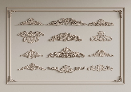 French carved 3d model