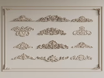 French carved 3d model