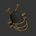 Samurai Helmet 3d model