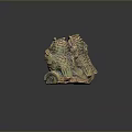 Three Bronze Owls With Blue Eyes And Green Accents On Wooden Branch Decorative Sculpture