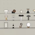 Modern table lamp reading lamp 3d model