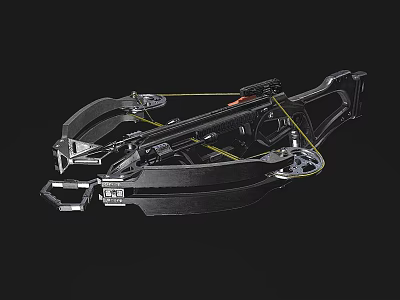 Black Mechanical Gear Device With Metal Structure And Industrial Components 3d model