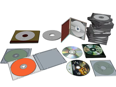 Latest Mobile Digital Products Including Disc Cases And Optical Media Storage Solutions 3d model