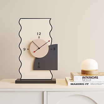 Modern Clock 3d model