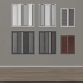 Various Colored Window Shutters with Different Styles for Interior Design
