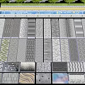 Garden Landscape Paving Designs With Various Textures And Decorative Patterns 3d model
