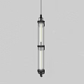Modern Wall Lamp With Metal Frame And Glass Shade For Light Colored Wall