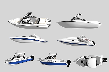 Modern Yacht 3d model