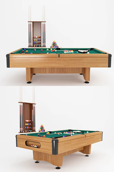 Modern billiard table 3d model