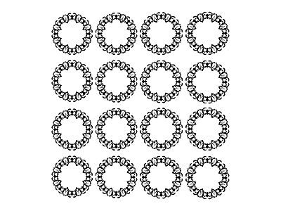 Hardware engraved pattern 3d model