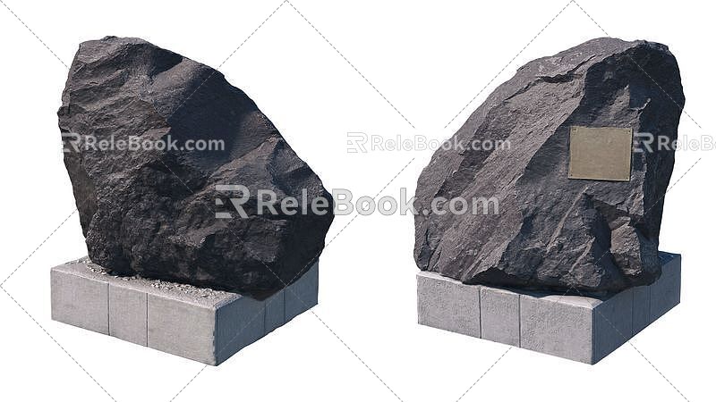 Memorial Stone 3d model