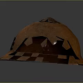 Vintage Copper Helmet With Star Emblem And Ornate Decorative Details