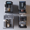 Smart coffee machine wall-mounted coffee machine coffee cup 3d model