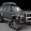 588 Performance Off Road Vehicle Fitted With Heavy Duty Track System And Branding