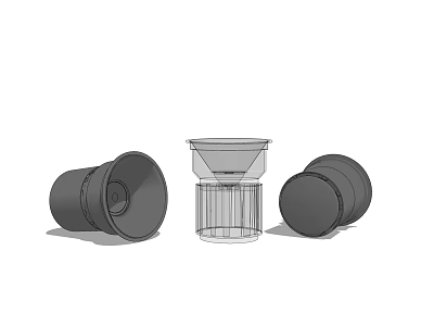 Modern Downlights and Spotlights LED Lighting Fixtures for Home Ceiling 3d model
