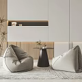 Modern Lazy Sofa 3d model